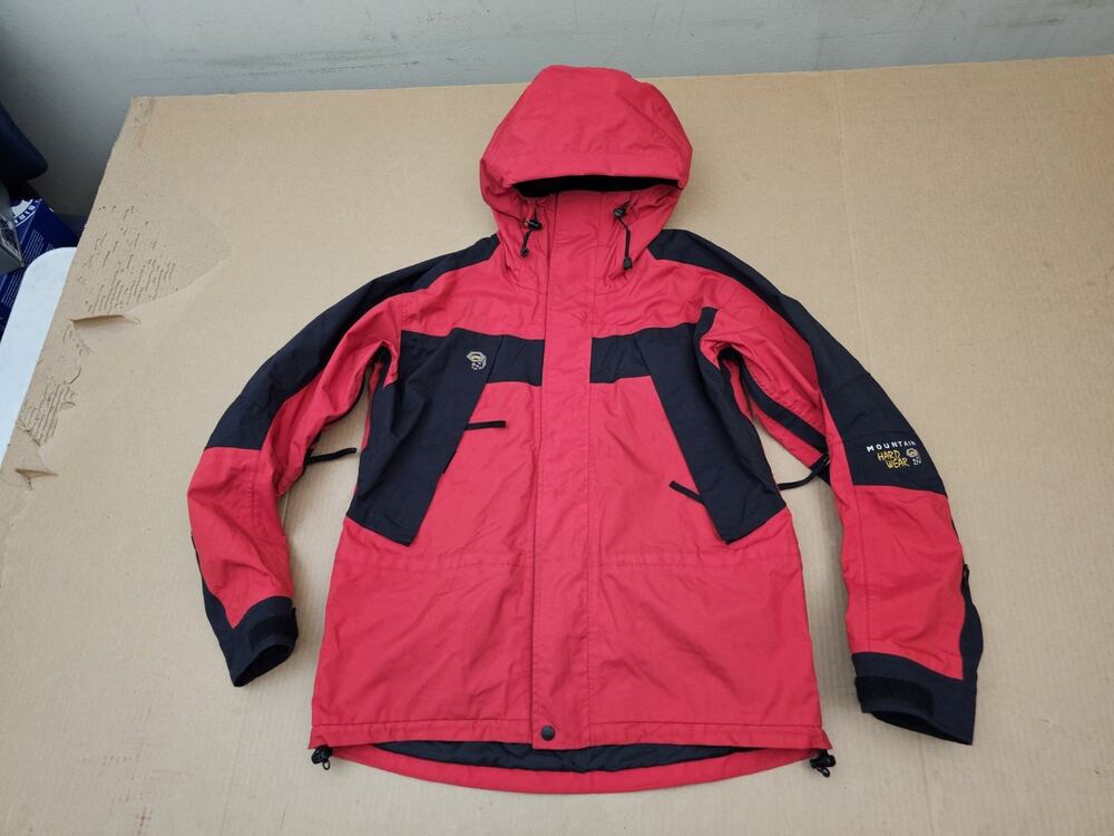 Vintage Mountain Hardwear Conduit Jacket Parka Size Small Red/black
